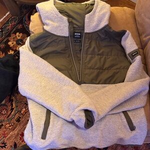 Prana Olive and Cream Women's Jacket